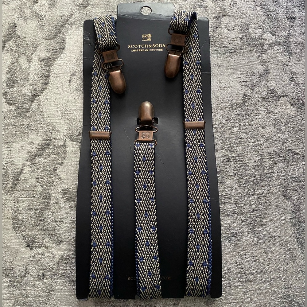 Scotch and Soda BRAND NEW Suspenders